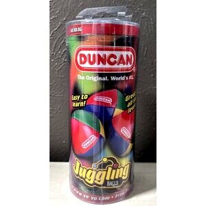 Duncan Juggle Balls Set of 3 in Canister Fun Gift Classic Toy NEW